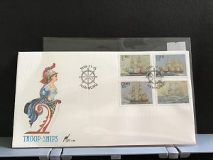 Ciskei 1985 Troop-Ships with special Hamburg cancel  stamps cover R27968