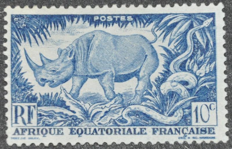 French Equatorial Africa Scott #166 - UNUSED