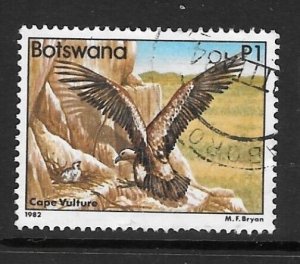 BOTSWANA SG531 1982 1p CAPE VULTURE   FINE USED