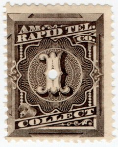 (I.B) USA Telegraphs : American Rapid 1c (Collect)