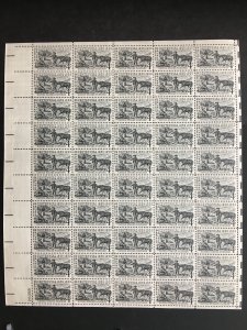 1959 sheet, Silver Centennial issue Sc# 1130