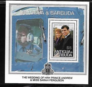 BARBUDA 812 MNH WEDDING TO PRINCE ANDREW AND SARAH