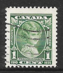 Canada 211: 1c Queen Elizabeth II when Princess, used, F-VF