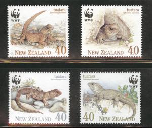 New Zealand Scott 1023 MNH** 1991 WWF set CV$6