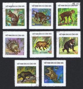 Vietnam Wild Animals 8v CTO SG#N850/57 SC#808-15