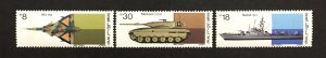 Israel 1983 #852-4, Weapon Systems, MNH.