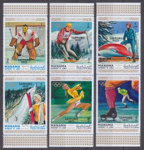 1970 Manama 354-359Paar 1972 Olympic Games in Sapporo 8,00 €