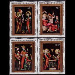 DAHOMEY 1970 - Scott# C132-5 Christmas Set of 4 NH