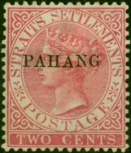 Pahang 1889 2c Pale Rose SG4 Fine MM