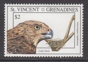 St Vincent 1823 Bird MNH VF