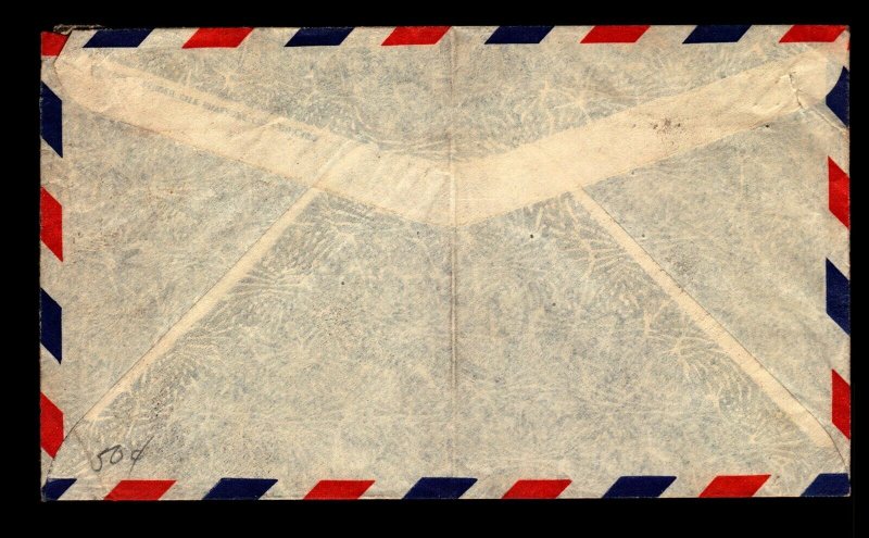 Canal Zone 1946 Airmail Cover to Ohio - L32921