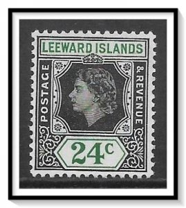 Leeward Islands #142 QE II NG