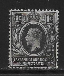 East Africa and Uganda 40 1c George V single Used