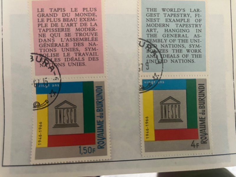 BURUNDI, #157-158, USED