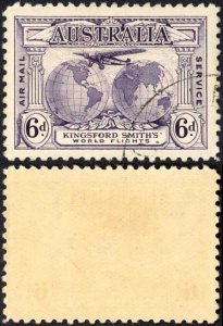 Australia SG123a 6d Re-entry CTO (U/M) Cat 110 pounds