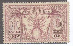 New Hebrides- British, Sc #46, Used