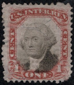 US #R134 F/VF neat embossed cancel, fresh color!