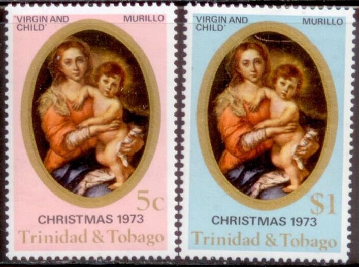 Trinidad & Tobago 1973 SC# 241-2 Christmas MNH-OG E32