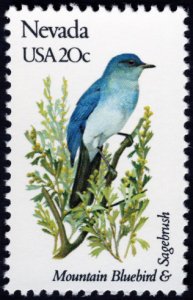 U.S. #1980A 20c MNH (State Birds & Flowers - Nevada)