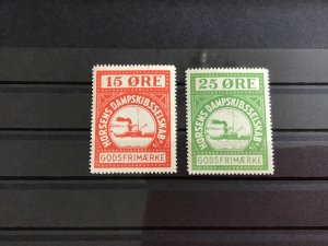 Denmark Horsens Steamship Company Mint Never Hinged Stamps R37095