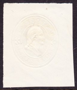 Scott U163, Used, 3c Cut Square with LEAF Fancy Cancel, Similar to Waterbury Typ