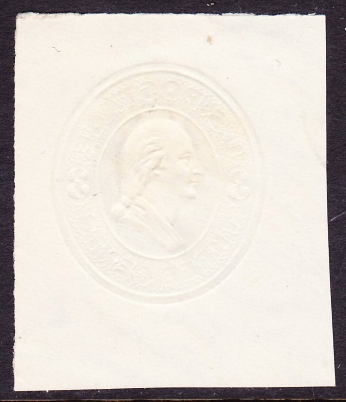 Scott U163, Used, 3c Cut Square with LEAF Fancy Cancel, Similar to Waterbury Typ