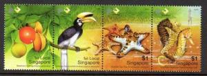 Singapore 2004 Starfish Sea Horse Bird VF MNH (1122)