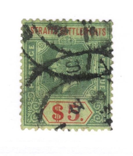 Straits Settlements #201 Used - Stamp CAT VALUE $45.00