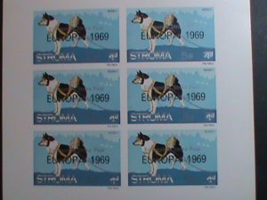 ​STROMA-1969 EUROPA- EMERGENCY STRIKES POST-IMPERF MNH MINI SHEET-VF