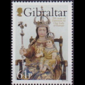 GIBRALTAR 2009 - Scott# 1182 Our Lady Set of 1 NH