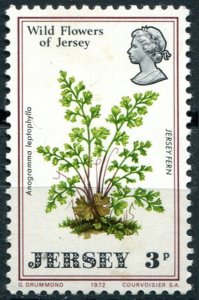 Jersey Sc#61 MH/Unused, 3p multi, Wild Flowers of Jersey (1972)