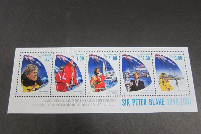 New Zealand S/S 2009 Sc 2287a Sir Peter MNH