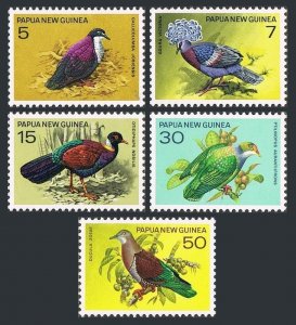 Papua New Guinea 465-469, MNH. Michel 324-328. 1977. Doves and Pigeons.