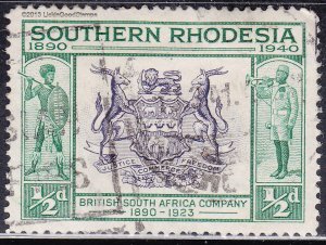 Southern Rhodesia 56 Coat of Arms 1940