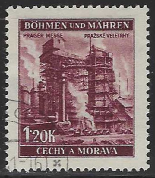Bohemia and Moravia #58 (1941), used single