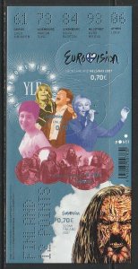 2007 Finland - Sc 1291 - MNH VF - Souvenir Sheet - Eurovision