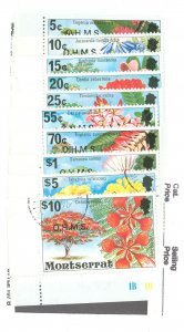Montserrat #O20-O29  Single (Complete Set)