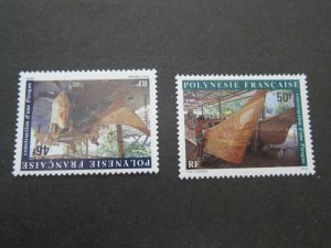 French Polynesia 1986 Sc 447-8 set MNH