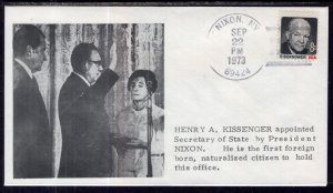 US Henry Kissenger Appointed Secretary of State 1973 Cover