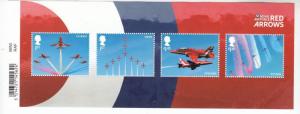 GB LOT REF(KK99) NEW 2018 ROYAL AIR FORCE THE RED ARROWS S/SHEET MNH PO FRESH