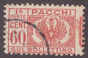 Italy Q29 Parcel Post Stamps - left side 1927