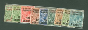 Great Britain/Morocco Agencies #401-409  Single (Complete Set)