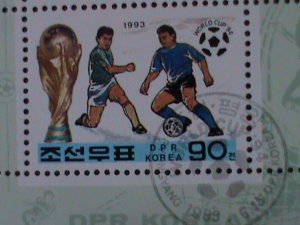 KOREA-1993 SC#3213a WORLD CUP SOCCER CHAMPIONSHIPS-USA-S/S-VF-FANCY CANCEL