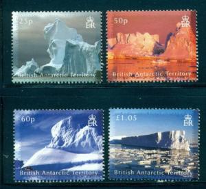 British Antarctic Territory Scott #378-381 MNH Icebergs (2007) CV$14+