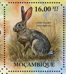 Hares Stamp Lepus Saxatilis Lepus Capensis Wild Animal S/S MNH #4938-4943