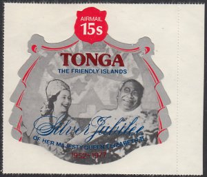 Tonga 1976 MH Sc #C209 15s QEII, King Taufa'ahau IV 25th ann Reign of QEII