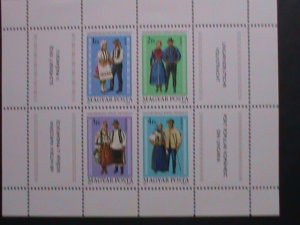 HUNGARY-1981-SC#2713 NATIONAL COSTUMES DRESSING MNH S/S WE SHIP TO WORLDWIDE