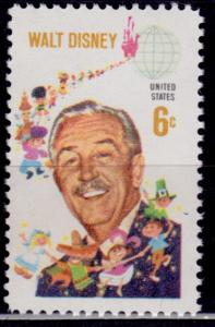 United States, 1968, Disney and Children of the World, 6c, sc#1355, MH