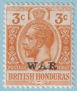 BRITISH HONDURAS MR3 WAR TAX   MINT HINGED OG * NO FAULTS VERY FINE! - XAI