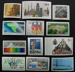 Germany, Scott 1495-1506, all MNH